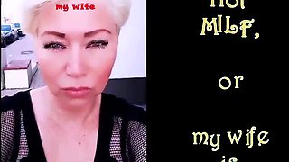 Mature married web cam cockslut: Delectable tongue games and intense faux-cock plumbing! Learn, young dicksuckers! ))