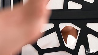 Leggy t-girl crazy anal clip