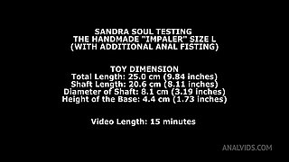Sandra Soul Testing The Handmade Impaler Size L (With Additional