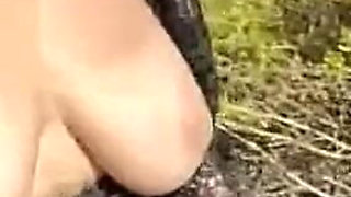 Mel Showing off on the Side of the Road 11