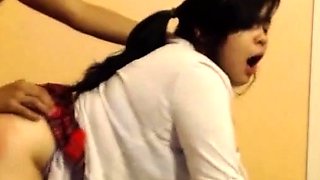Chunky Schoolgirl Gets Pounded Hard