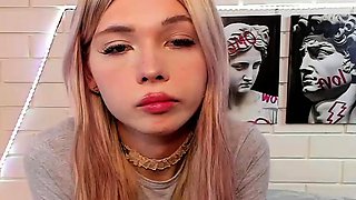 Close up Of Teen Masturbating