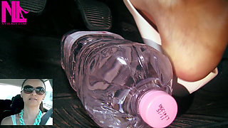 Brake Failure with a Bottle Stuck Under the Brake Pedal