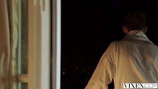Erik Everhard Looks Right At You While She Sucks