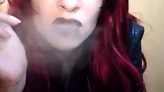 Goddess Marlena - Goth Smoking Milf