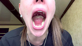 Mucus & Spit Overflow Extreme Close-up Fantasy