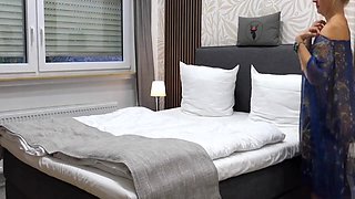 Mature Blonde Wife Enjoys Sex In Stockings