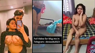 Indian Mallu Bhabhi Displays her Immense Funbags and Pulverizing