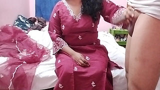 Husband is being naughty in front of her virgin sister in law