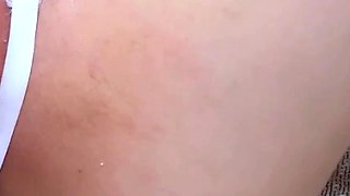 College roommate schoolgirl caught masturbating on the sofa