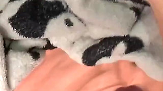 My Stepsister Is in Her Room Showing Her Ass and Catches Me Masturbating. Look at Her Reaction!