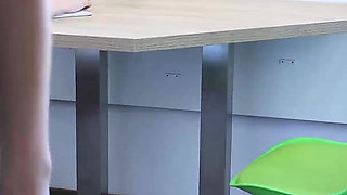 Useless Worker Must Smell His Boss's Stinky Pantyhose