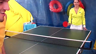 Beautiful Euro Babe Alice Fucked on Ping Pong Table