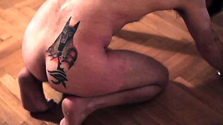 Milf rubs her clit during doggystyle hardcore sex