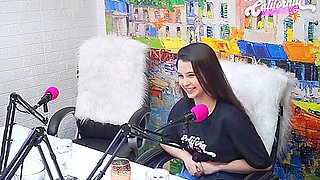 Flavia Oliver Performs Oral Sex On Natasha Steffens During The Recording Of The California Podcast