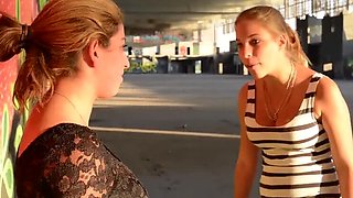 Domina Mikaela Wolf Face Slapping Outdoor Punishment - Slave Natasha Grof Fights in HD Femdom Movie