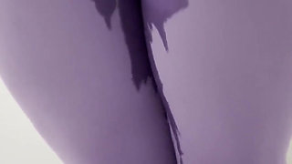 Pissing My Self in Purple Leggings