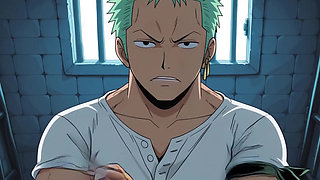 Nico Robin Fucks with Zoro in a Prison Cell! One Piece Uncensored Hentai POV