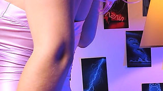 122- I'll Tease You with My Shiny Clothes, Pose, Show off My Natural Body, and Maybe Even Show You My Tits and Boobs 60fps