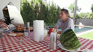 Big Naturals - Sneaky Backyard BBQ Bang 1 - Hailey Rose