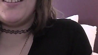Nerdy Goth PAWG Takes Pounding