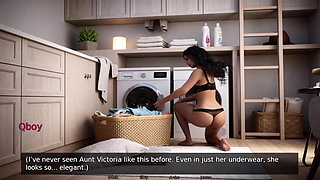 Landlady Stuck in Washing Machine - Asia Town - E04