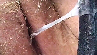 Super Creamy Black Cotton Thong