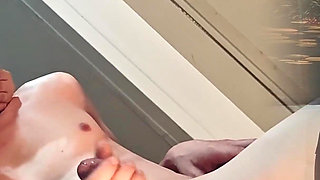 7th Titty Heaven - Hot MILF Feeds Him Her Tits as He Jerks