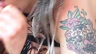 Greedy Pussy Wants 4 Black Cocks. Chloe Funny, Interracial Gangbang at Fakings Black Fix