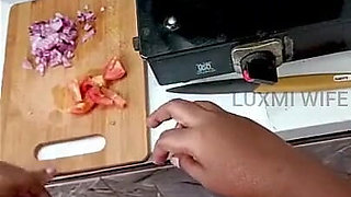 Neighbour Took Video When Wife Cooking in Blouse