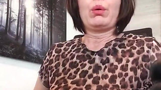Julie Naked in the Office