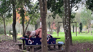Stepmother Gets Caught Having Sex Outdoors