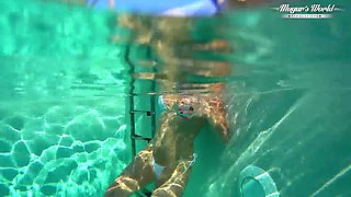 All Innate COUGAR Julia North Underwater Butt sex in the pool