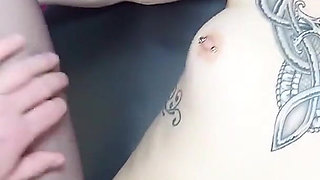 The nasty Xenia cum bitch has her hole plugged in a bukkake orgy - Part 2