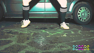 After Party Street Pissing at Midnight