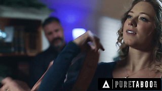 Blowjob smut with cute Charles Dera and River Lynn from Pure Taboo