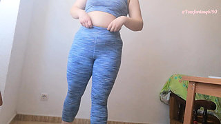Workout in Tight Clothes