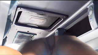 Pervert Penetrates College Student From Behind on the Bus in Public!