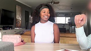 Huge Natural Tits Ebony Teen Face Fucked