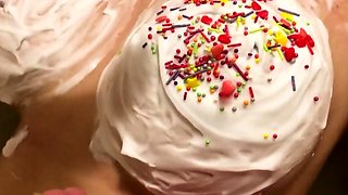 Big Tits German MILF's Easter Treat