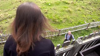 Dirty Brunette Licks Ass and Gets Pounded Hard