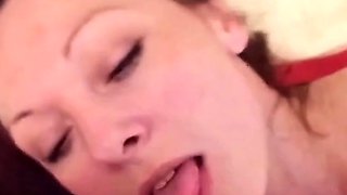 Amateur Russian Girl Facialed at Home