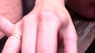 Horny Nylon Footjob After Gangbang! Emptied the Balls Again!