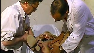 Blonde MILF Gapes Wide in Doctors Speculum Exam