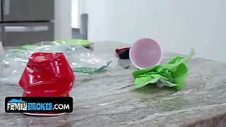 Stepdad and stepson share the finest chick from the after fest in hidden