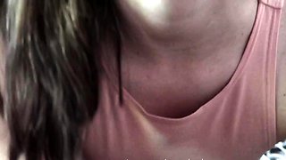 ASMR Claudy Step Sister And Step Brother Share Hotel Bed