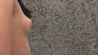 Seductive Brunette Babe Fingers Herself to Explosive Orgasm in Bathtub