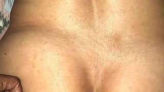 Husband Fucking Her Saali at Night Using Oil for Smooth Stroke