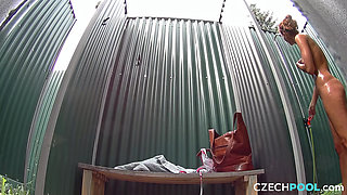 Czech Pool 1: Yummy Shaved Pussy