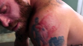 Muscled jock get asshole streched by BBC